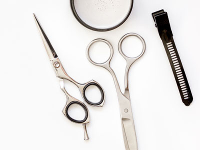 Scissors and Hair Clips Scissors and Hair Clips